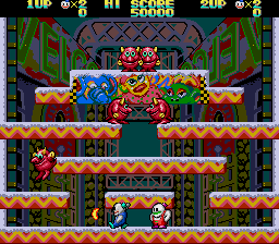 Snow Bros. screenshot 3 for Sega Mega Drive